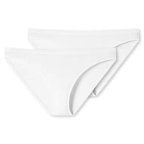 Schiesser Damen 2 Pack Mini Slip Bio Baumwolle - 95/5 Organic