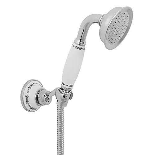 Welfenstein Nostalgie Handbrause Set HB-N8 Vintage Retro Landhaus