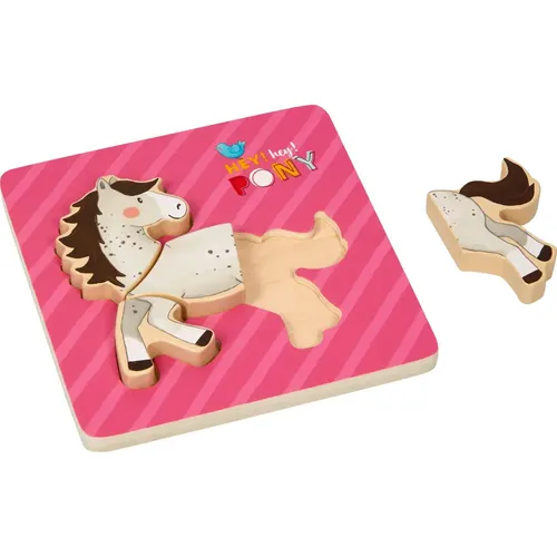 Steck-Puzzle - Mein kl. Ponyhof (4 T.)