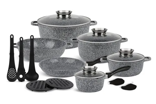 EDENBERG EB-8148 15-teiliges Kochgeschirr-Set