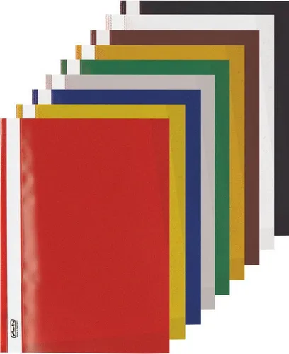 Herlitz Hefter Sichthefter PP A4 farbig sortiert (10 Stück)