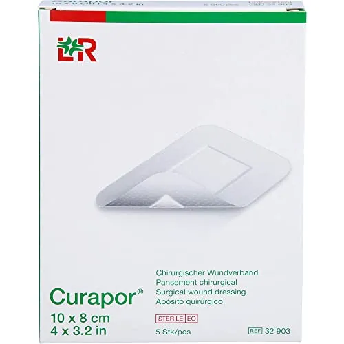 Lohmann & Rauscher GmbH & Co.KG Curapor Wundverband Steril Chirurgisch 8x10 cm, 5 Stück