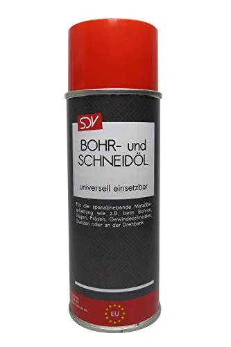 SDV Chemie Bohröl Schneidöl Spray 1x 400ml Schmiemittel Gewindeschneideöl Kühlmittel Schmieröl