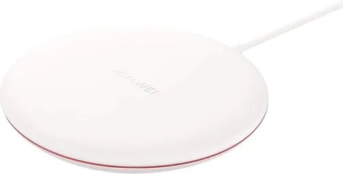 HUAWEI Induktionsladegerät Super Charge (Wireless) mit Adapter CP60 - Kabelloses Qi-Ladegerät für Schreibtische, mit 12V Super Charge für schnelles Laden, leicht und universell einsetzbar.