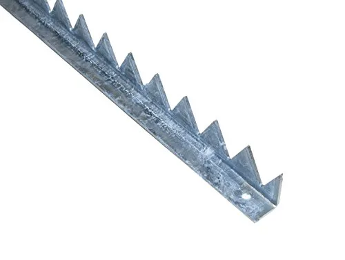 Zackenleiste zum Anschrauben 1 Meter in feuerverzinkt