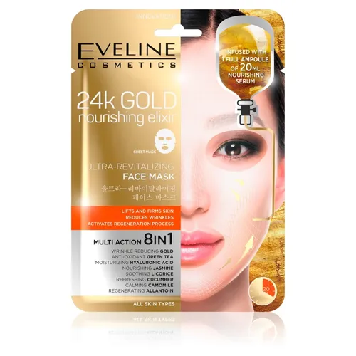 Eveline Cosmetics 24k Gold Nourishing Elixir intensywnie rewitaliz 5901761968194