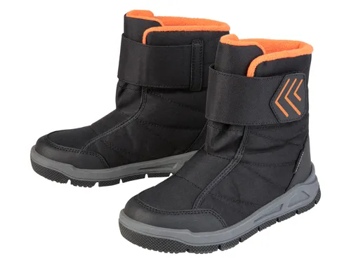 pepperts! Kinder Jungen Schneestiefel mit Warmfutter (Schwarz, 33)