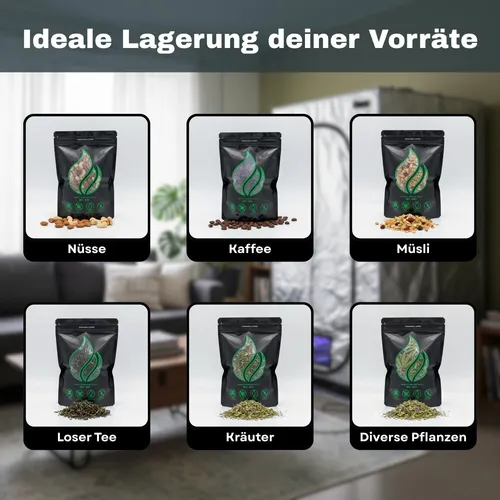 30G Terpenen Aufbewahrungsbeutel für Kräuter in schwarz von TronicXL