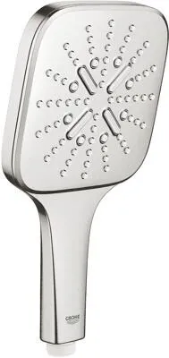 GROHE Rainshower SmartActive 130 Cube - Handbrause - Handbrause mit 3 Strahlarten und wassersparender Technologie, bietet ein luxuriöses Duscherlebnis bei nur 9,5 l/min. Ideal für umweltbewusste Nutzer.