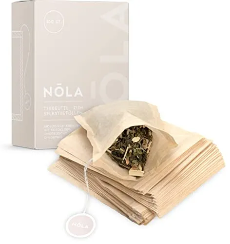 Produktbild NOLA Einweg Teebeutel für losen Tee (100 Stück)