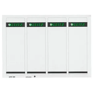 Leitz Ordner Rückenschilder kurz breit 61,5x192mm - 400 Stück grau - Ordnerrücken-Etiketten in DIN A4 Format, ideal für eine übersichtliche Beschriftung und Organisation Ihrer Unterlagen.