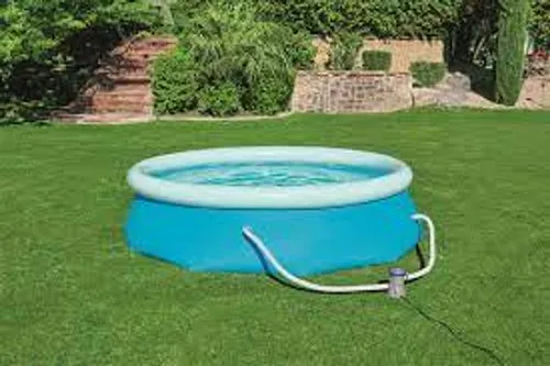 QUICK-UP Fast-Set Pool 305cm Rund - Familienpool für den Sommer - Swimmingpool, einfach und schnell aufzubauen, perfekt für Familien und Gartenpartys.
