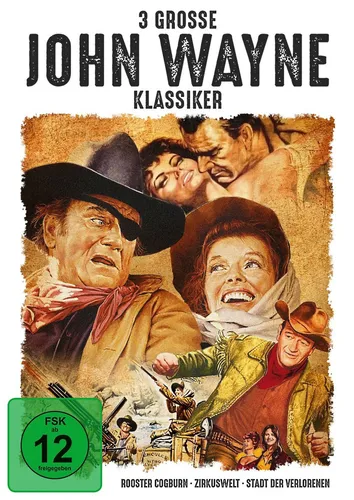 Produktbild DVD JOHN WAYNE-Klassiker (3 DVDs): Zirkuswelt / Stadt der Verlorenen / ... ++NEU