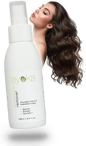 Ayoka Bondinglöser Extensions Entferner Extra starkes Lösungsmittel für Bonding und Tape Extensions Löser und Remover für Haarverlängerung 100 ml