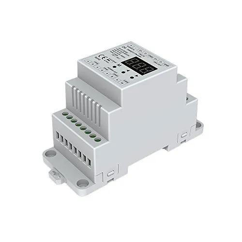 CH Constant Voltage DMX512 Decoder RGB/RGBW Controller Din Rail Mounted 4 Channel Dimming Controller 5-24VDC 4