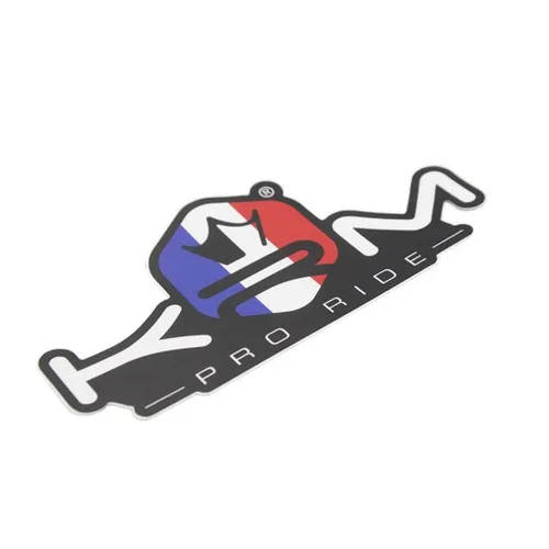 Aufkleber KRM Pro Ride Blau Weiß Rot XL