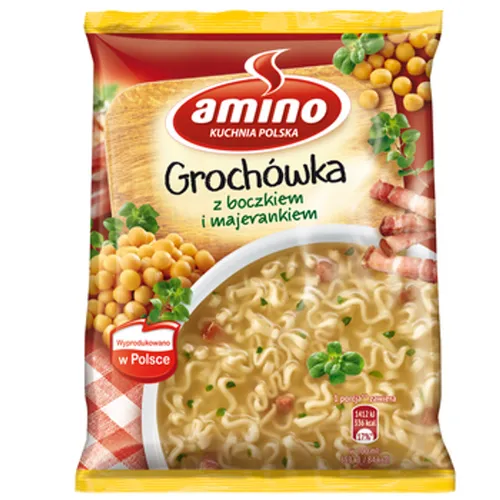Amino Nudle grochowa 65g Unilever Polska Sp. z o.o. 8711200336166