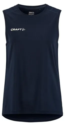 Craft Ability SL Tee W – Leistungsstarkes Trainingsshirt - Das Ability SL Tee ist ein ärmelloses Trainingsshirt aus recyceltem Polyester und Elasthan, das für maximale Bewegungsfreiheit sorgt. Ideal für intensive Aktivitäten, mit exzellenter Atmungsaktivität und Platz für Logos.