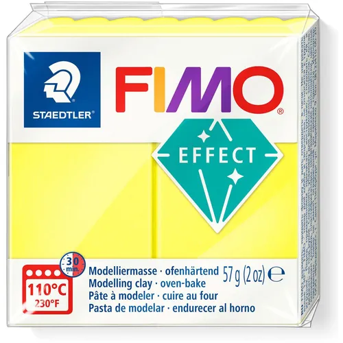 FIMO EFFECT Modelliermasse, ofenhärtend, neongelb, 57 g