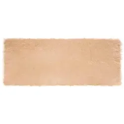 vidaXL Kunstschaffell Teppich Tafalla Beige 80 x 200 cm Polyester