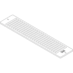 Aufsteckgitter 20/22-500 RAL9016 - 87183403050