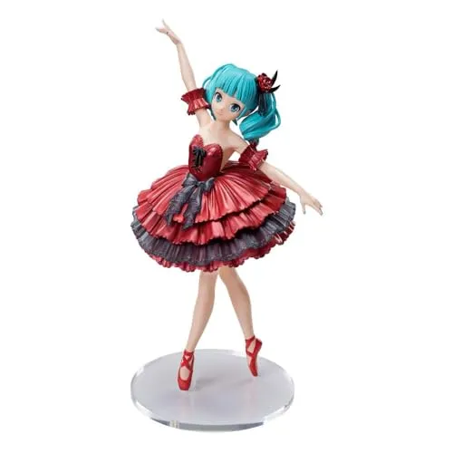 Hatsune Miku Series Luminasta PVC Statue - Project DIVA MEGA39's Etoile Ver. 19 cm - Spielfiguren: Detailreiche PVC Statue von Hatsune Miku, ca. 19 cm groß und ideal für Sammler und Fans der Serie.