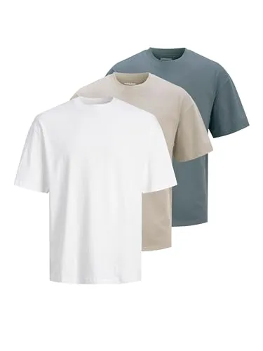 Produktbild Jack & Jones JJHUGO LOOSE TEE SS CREW NECK 3PK MP
