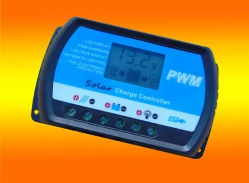 bau-tech Solarenergie 10Amper Solar Laderegler Photovoltaik 12V / 24V für Solarpanel GmbH