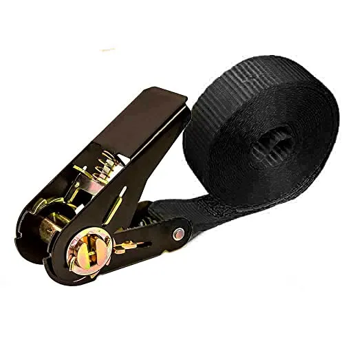 PONSA R25SF - Spanngurt mit Ratsche 5 Meter ohne Ende – Zurrgurt - Ratschengurt – Tragfähigkeit bis zu 1000 kg (looping) – Befestigungsriemen für Transport, Fracht, Gepäck, Camping - EN 12195-2