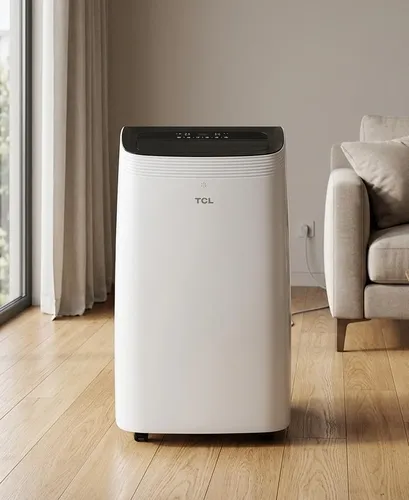 TCL P12F3CW1 Mobile Klimaanlage 12000 BTU – 3-in-1 Klimagerät (Kühlen, Entfeuchten, Ventilieren), App & Sprachsteuerung