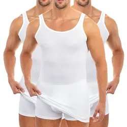 HERMKO Herren Unterhemd 3007 3er Pack von HERMKO