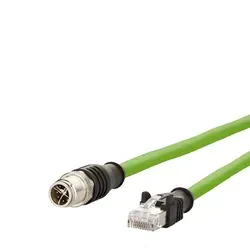 Metz Connect Verbindungsleitung M12 ST-RJ45 ST, 200 cm - Netzwerkkabel für Industrial Networking, 8-pol X-kodiert mit hoher Flexibilität und zuverlässiger Verbindung für anspruchsvolle Umgebungen.