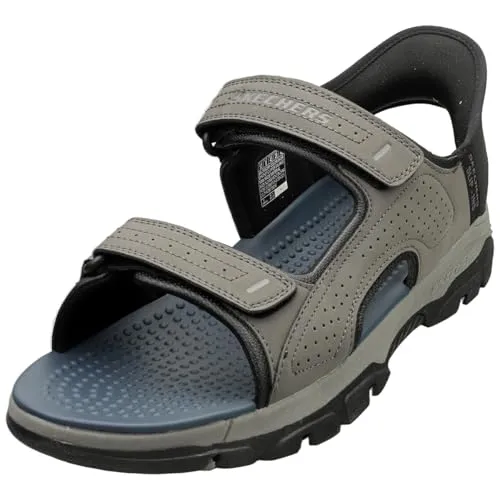 Skechers TRESMEN-REECE Outdoorsandale - Wanderschuhe mit Heel Pillow Funktion für optimalen Komfort beim Trekking, sportlicher Stil und praktische Klettverschlüsse, ideal für Outdoor-Abenteuer.