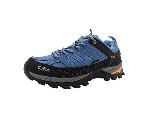 CMP Damen Low Rise Wanderstiefel Größe 40 - Storm Sunrise - Wanderschuhe mit wasserdichtem Ripstop-Obermaterial und atmungsaktiver Sohle aus EVA und Gummi, perfekt für Bergwanderungen.