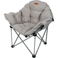 Eclipse Campingstuhl Modell Atlas Outdoor Faltstuhl Angelstuhl Strandstuhl Balkonstuhl Gartenstuhl Stuhl Klappbar mit Aufbewahrungstasche Farbe Grau