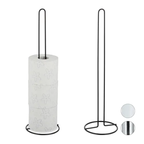 Ersatzrollenhalter für Toilettenpapier – 5 Rollen Ständer - Moderner Toilettenpapierhalter aus Metall, ideal für das Badezimmer. Bietet Platz für 5 Rollen und sorgt für Ordnung und Stil.