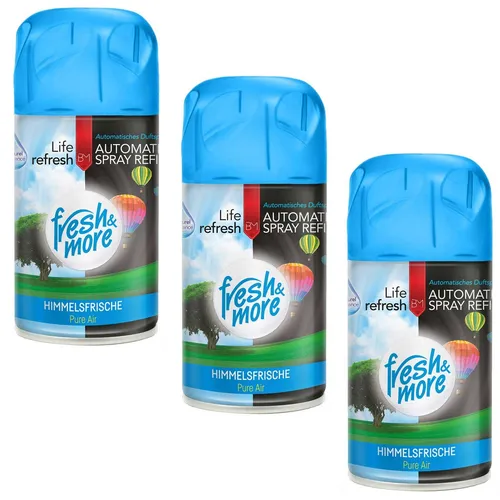 Fresh & More Lufterfrischer Nachfüller (3er Pack) 250ml Himmelsfrische