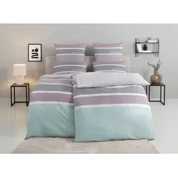 TOM TAILOR HOME Bettwäsche Felix 135x200 / 155x220 cm in grau von Tom Tailor