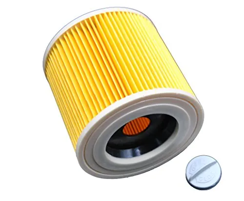 LeaBen® Patronen Filter geeignet für Waschsauger Kärcher WD 3.200, WD 3.300 M, WD 3.500 P wie 6.414-552.0