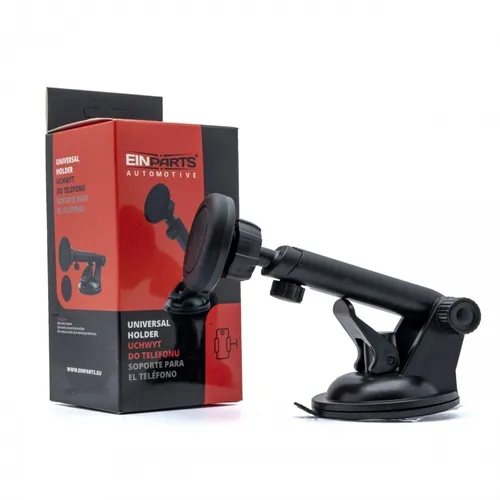 EINPARTS EPACC020 Magnetischer Handyhalter Mit Ventosa Schwarz Universal