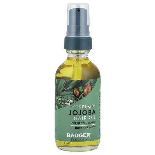 Produktbild Badger, Jojoba Kräuter Haaröl, Rosmarin & Teebaum. 59,1 ml