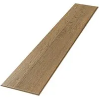 Vinylboden Elva Eiche braun Landhausdiele - Hochwertiger Designboden in Eiche braun, ideal für stilvolle Wohnräume und pflegeleicht.