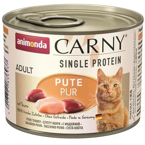 animonda Carny Adult Single Protein Pute pur | 6 x 200g Katzenfutter