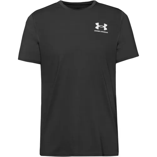Under Armour Heatgear Fitted S/S Funktionsshirt XXL grau/schwarz - Hochwertiges schnelltrocknendes Funktionsshirt in grau/schwarz, ideal für Trailrunning und Workout. Mit Stretch für maximale Bewegungsfreiheit. Jetzt entdecken!