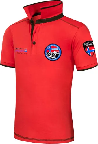 Nebulus Poloshirt FORWARD Herren, Shirt, Sweatshirt, Polo, P4047 - Herren, rot, M