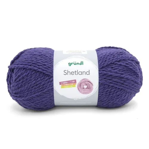 Gründl Wolle Shetland,100 g, lila