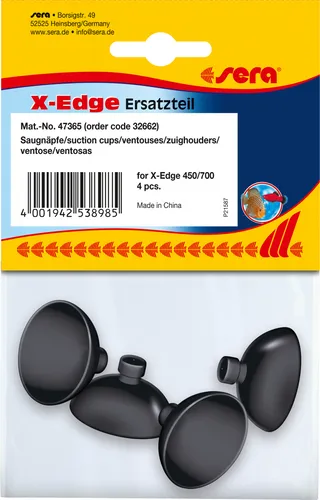 Sera Saugnäpfe 4er-Pack - für X-Edge 450 + 700 Eckfilter