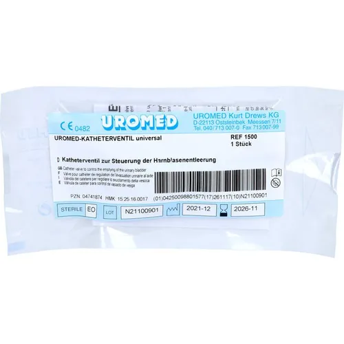 Uromed Katheter-Ventil Universal 1500