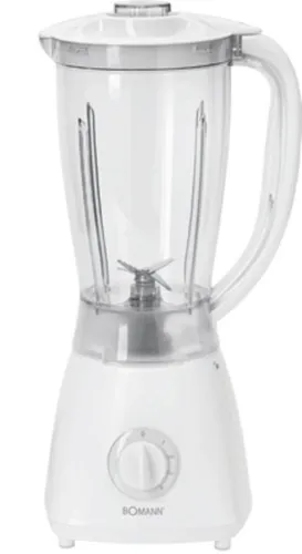 Bomann UM 378 CB Universalmixer - Standmixer mit 500 W, ideal zum Pürieren und Mixen von Drinks, inkl. Ice Crusher-Funktion und abnehmbarem Mixbehälter für maximale Flexibilität in der Küche.