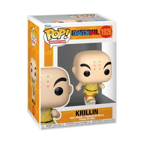 Funko Pop! Animation: Dragon Ball - Krillin - Vinyl-Sammelfigur - Geschenkidee - Offizielle Handelswaren - Spielzeug Für Kinder und Erwachsene - Anime Fans - Modellfigur Für Sammler und Display